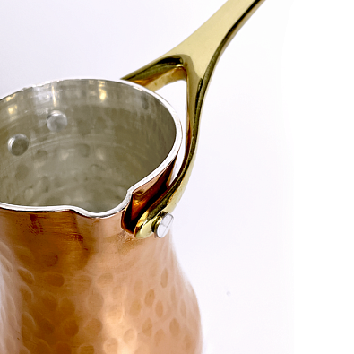 RISE турка медная с серебряным покрытием 170 мл